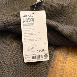 Athleta Womens heavy weight sweater with hood